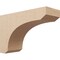 Ekena Millwork 10"W x 30"D x 20"H Classic Legacy Rough Cedar Woodgrain TimberThane Corbel, Primed Tan CORUR10X30X20LGYRCPR - alternate 1